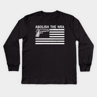 Abolish the NRA Kids Long Sleeve T-Shirt